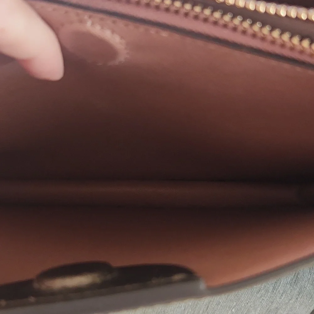 Kate Spade Eva Metallic Brown Crossbody Bag